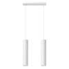 Lampa wisząca tuba potrójna LAGOS biała