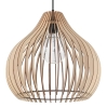 Lampa wisząca drewniana skandynawska APRILLA