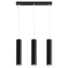 Lampa wisząca tuba czarna LAGOS potrójna