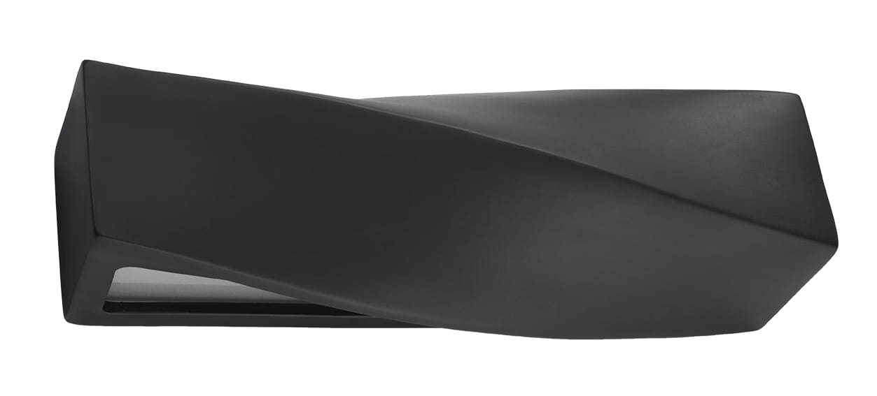 Kinkiet ceramiczny SIGMA czarny góra dół E27