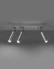 Reflektorki tuby na listwie lampa 3 punktowa biała EYETECH 3xG9