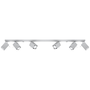 Lampa sufitowa punktowa szara MERIDA 6xGU10
