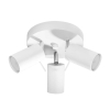 Lampa sufitowa 3-punktowa spot biała RING GU10