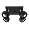Lampa sufitowa 4 punktowa spot czarna OCULARE 4xGU10