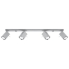 Lampa sufitowa punktowa szara MERIDA 4xGU10
