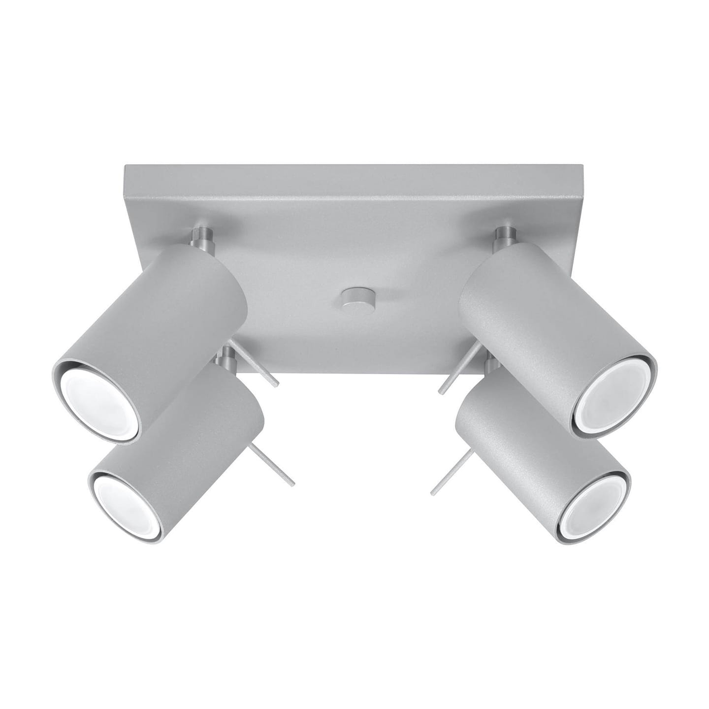 Lampa sufitowa 4-punktowa spot szara RING GU10