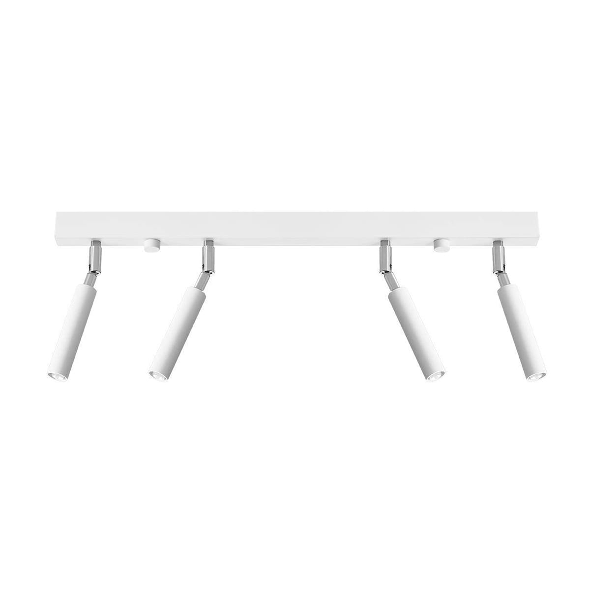 Reflektorki tuby na listwie lampa 4 punktowa biała EYETECH 4xG9