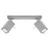Lampa sufitowa spot szara MERIDA 2xGU10