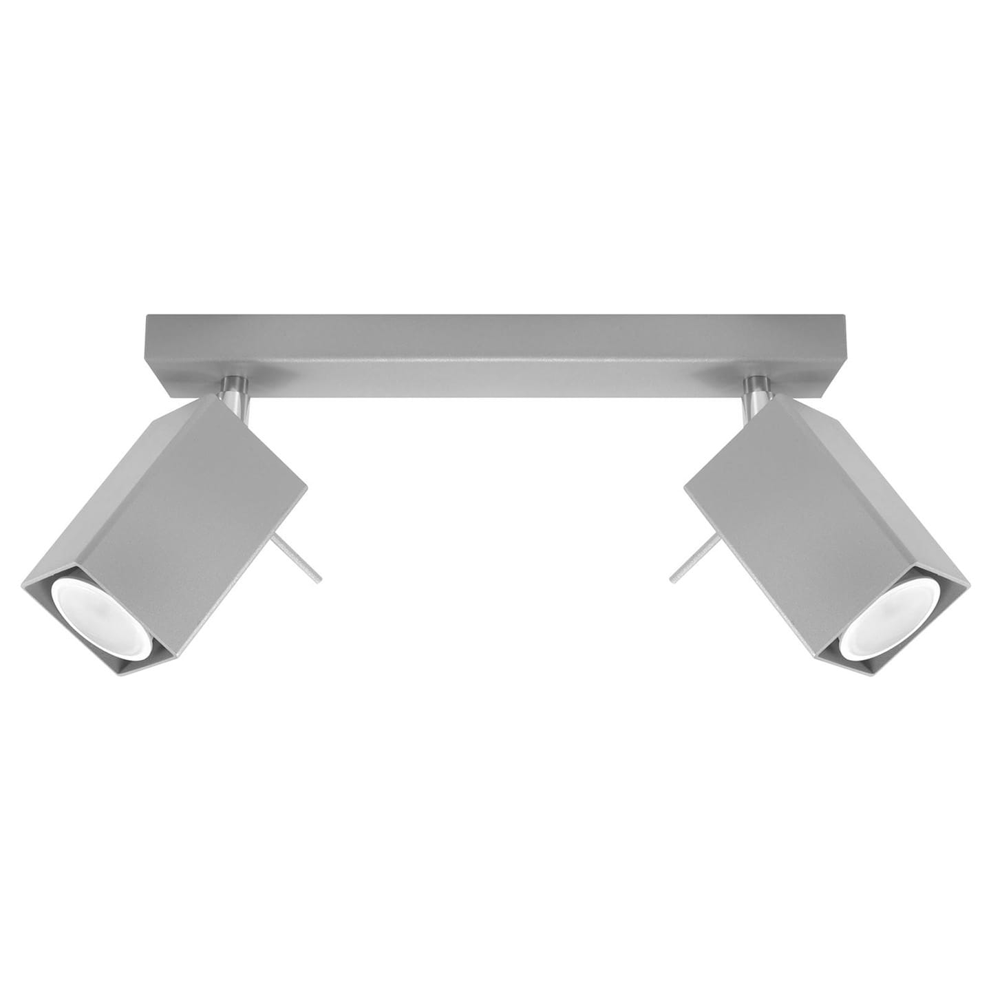 Lampa sufitowa spot szara MERIDA 2xGU10