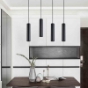 Lampa wisząca do szynoprzewodu tuba czarna system 3 fazowy aranżacja