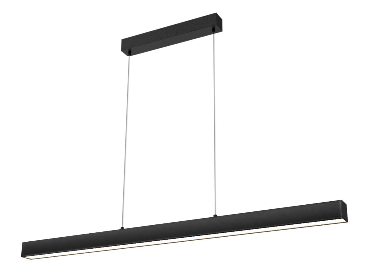 Lampa liniowa LED wisząca 44W 120 cm 4000K czarna
